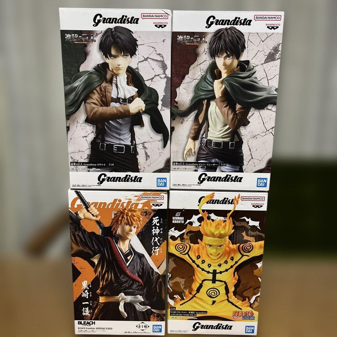 Grandista BLEACH NARUT 進撃の巨人 フィギュアまとめ売り - メルカリ