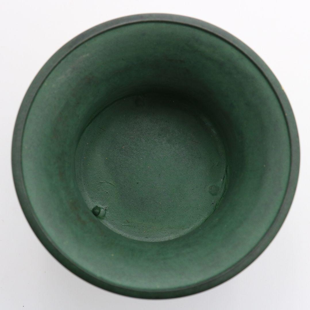 秦蔵六造 塗金銅香炉 瑞雲 青銅器 共箱 N497 NT6