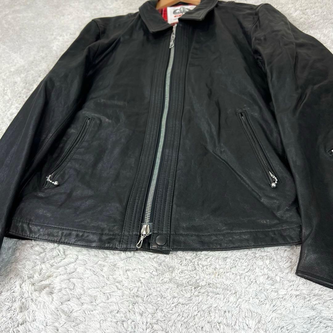 OR GLORY オアグローリー ゴートスキン レザージャケット 黒 40サイズ