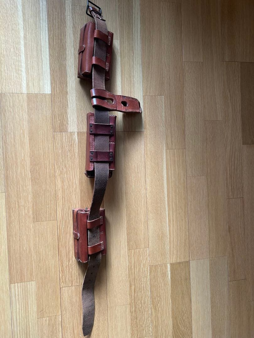 日本陸軍 ベルトセット 三八式弾薬盒（中田商店） - メルカリ