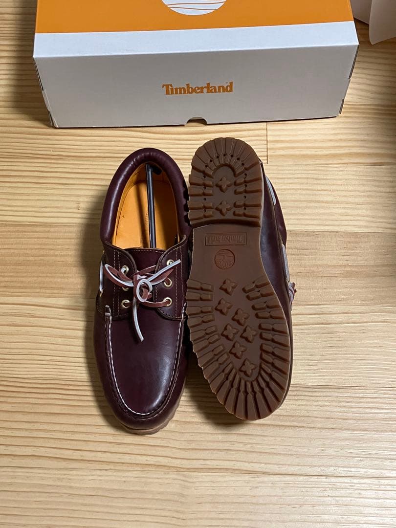 【新品未使用】ティンバーランド 3eye/サイズ8.5/26.5㌢/バーガンディ