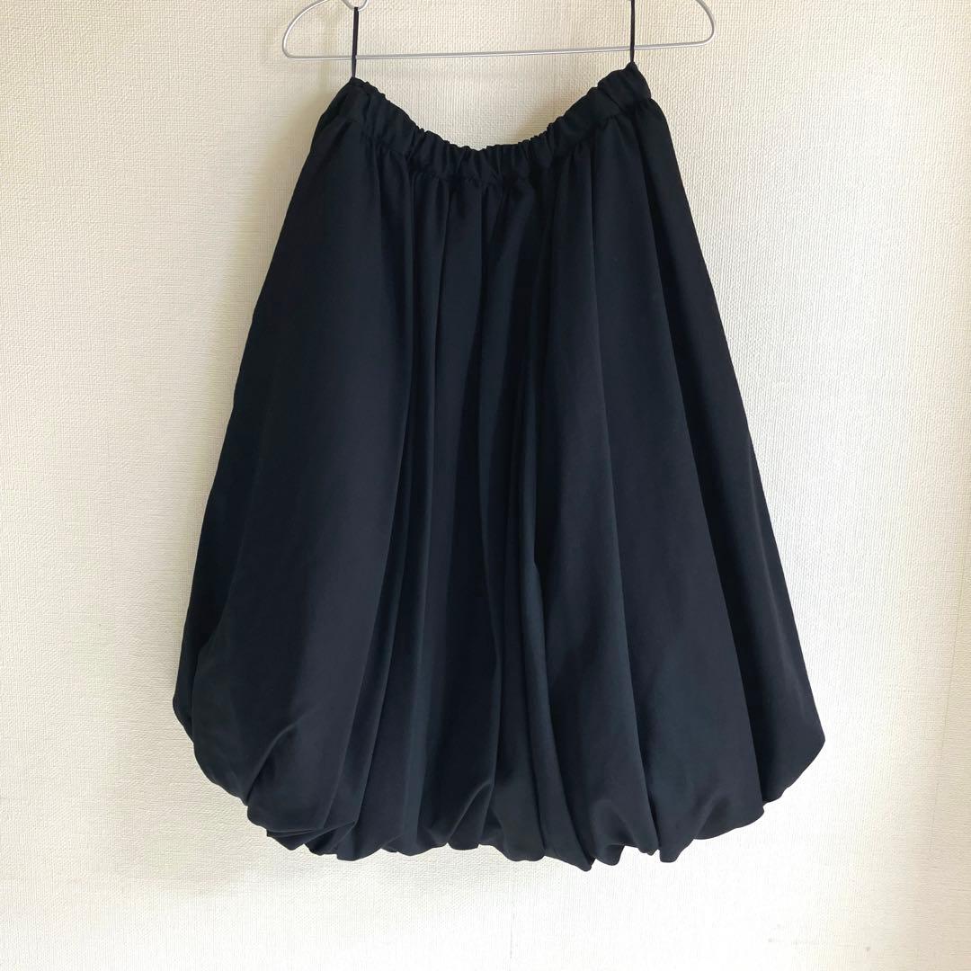 【極美品】ブラックコムデギャルソン　バルーンスカート　ブラック　XS