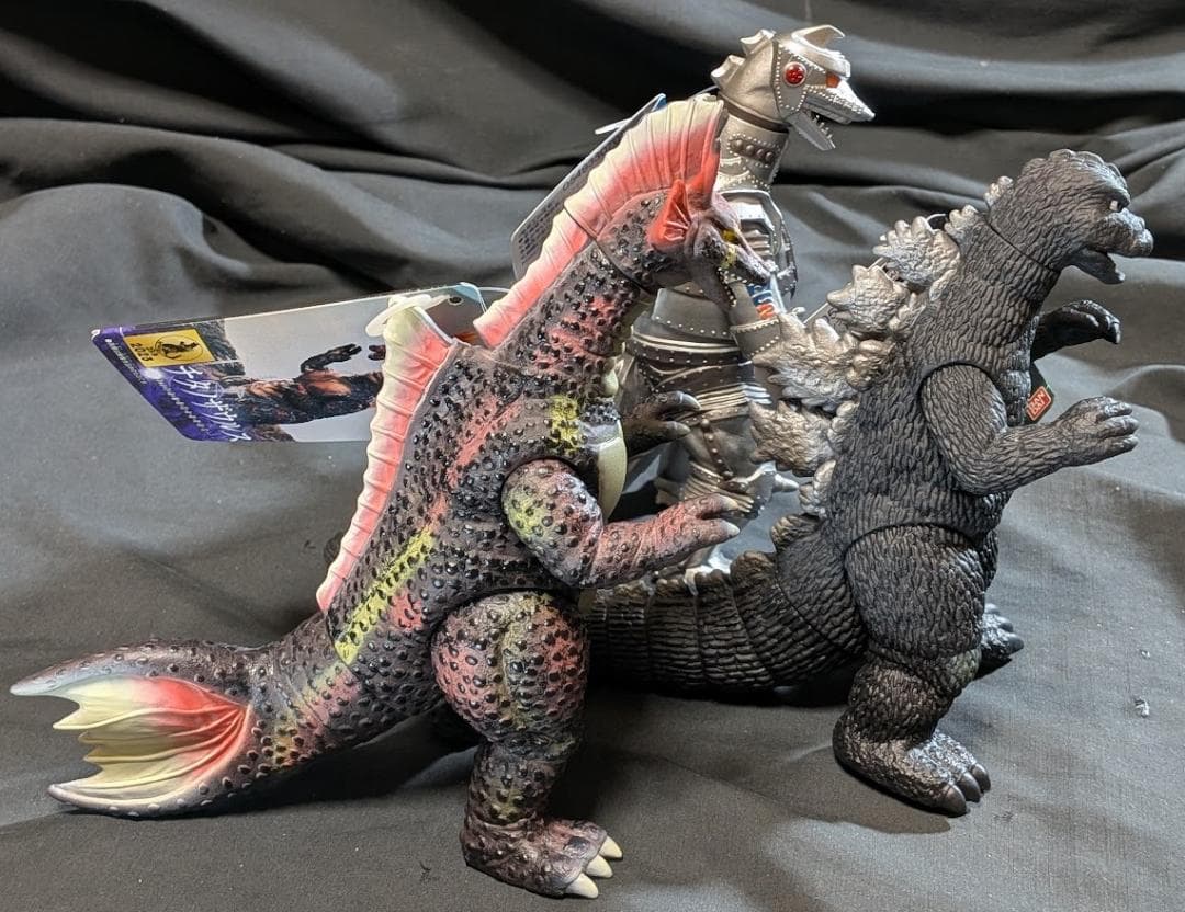 ゴジラ・メカゴジラ飛行形態 他（バンダイ）ムービーモンスター5体セット