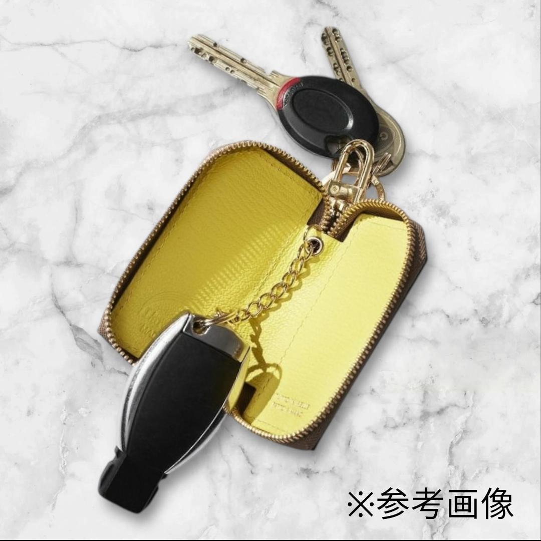 2272【新品 定価15,】ラルコバレーノ☆キーケース☆レザー☆本革☆黒