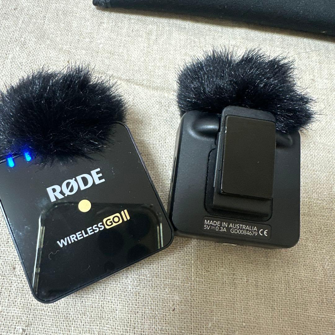 携帯用充電器付き RØDE Wireless GO II ワイヤレス ゴー II