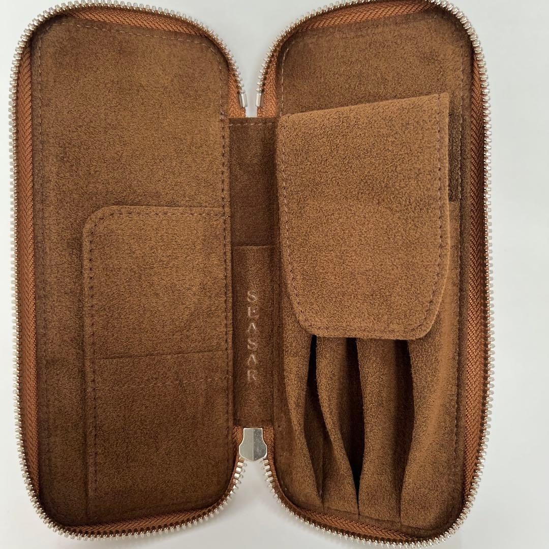 SEASAR Duct ペンケース ブラウン 本革 希少 未使用 - メルカリ