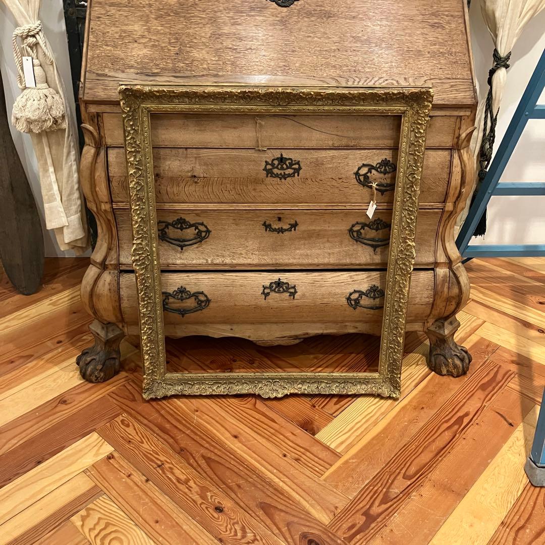 アンティーク　額縁 19425 Antique picture frame, 60 x 70 mm, plastic アンティーク額縁