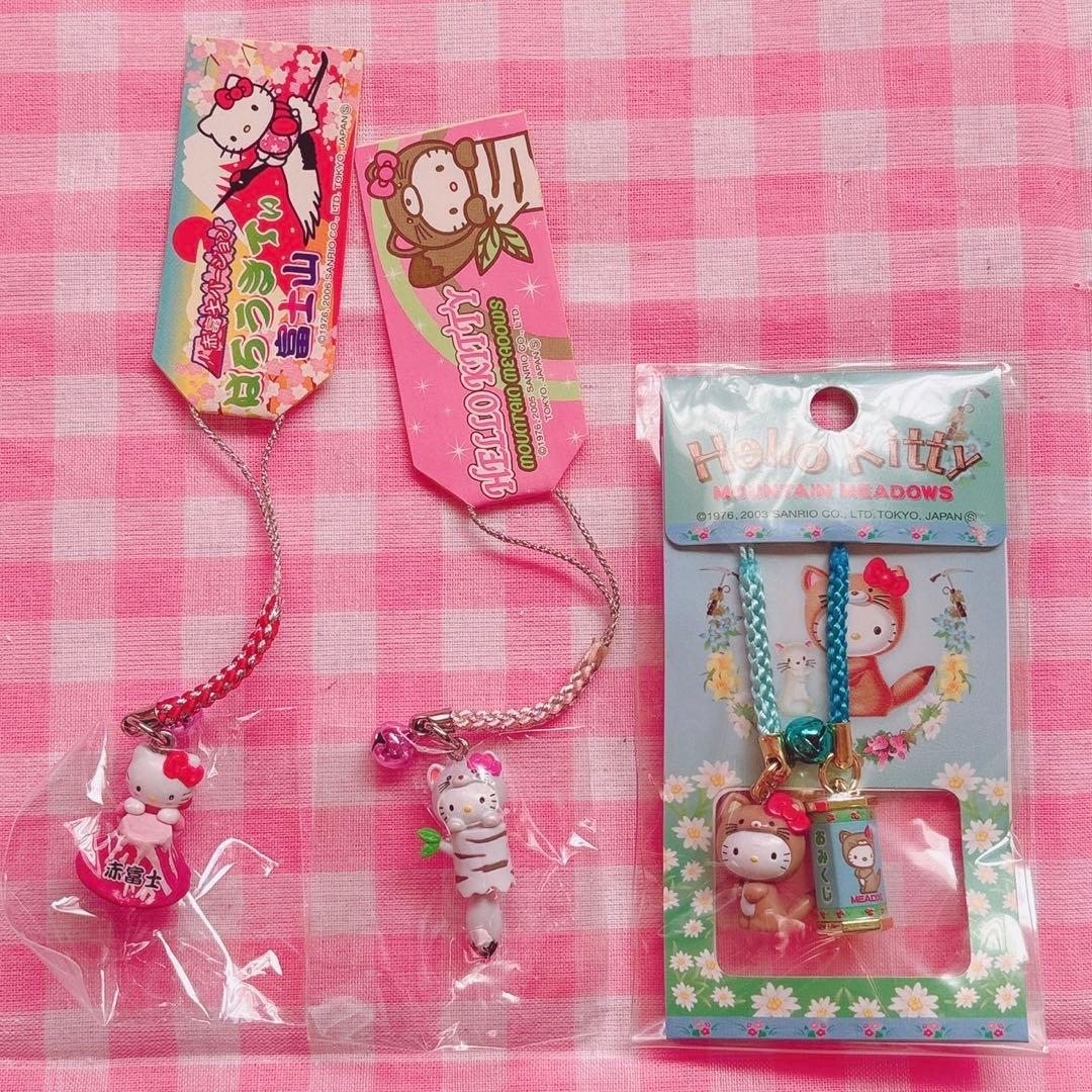 ♡ 激レア 希少 ハローキティ kitty スイーツ ご当地 根付け 赤富士 ♡