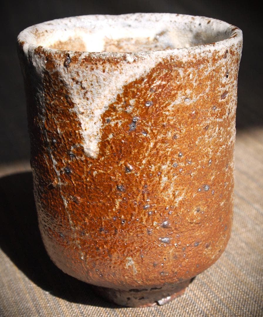 人気作家★中川恭平【師＆父：中川自然坊】★粉引唐津湯のみA