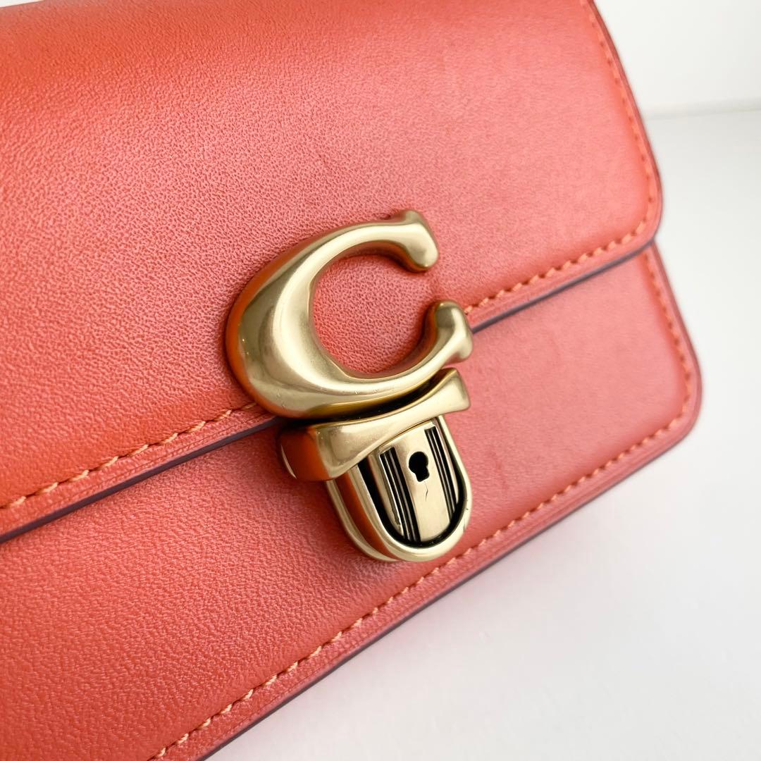 コーチ COACH ショルダーバッグ ストゥディオ 12 Cロゴ レザー 新品