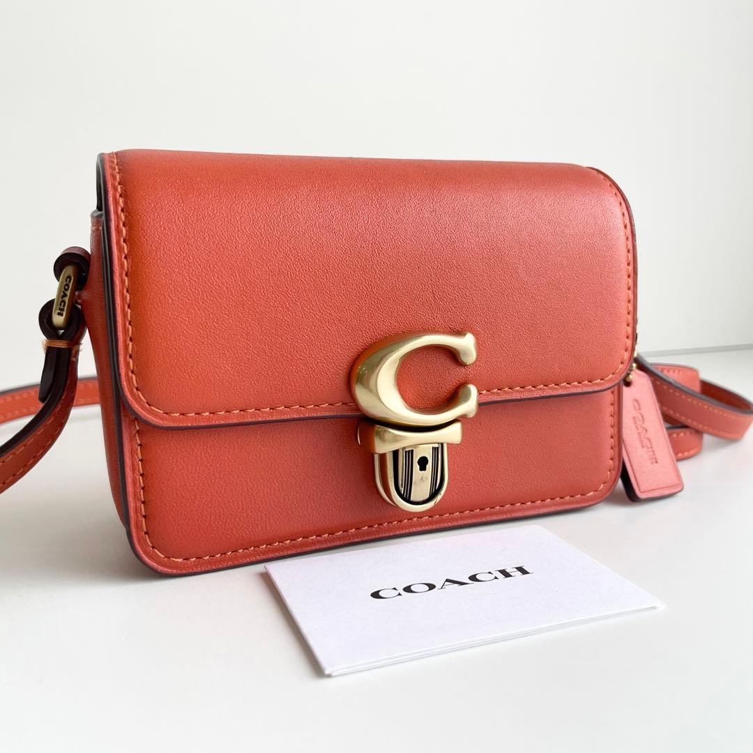 コーチ COACH ショルダーバッグ ストゥディオ 12 Cロゴ レザー 新品