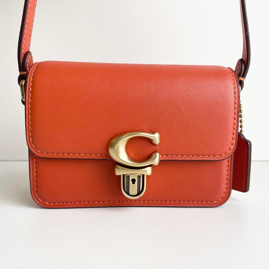 コーチ COACH ショルダーバッグ ストゥディオ 12 Cロゴ レザー 新品