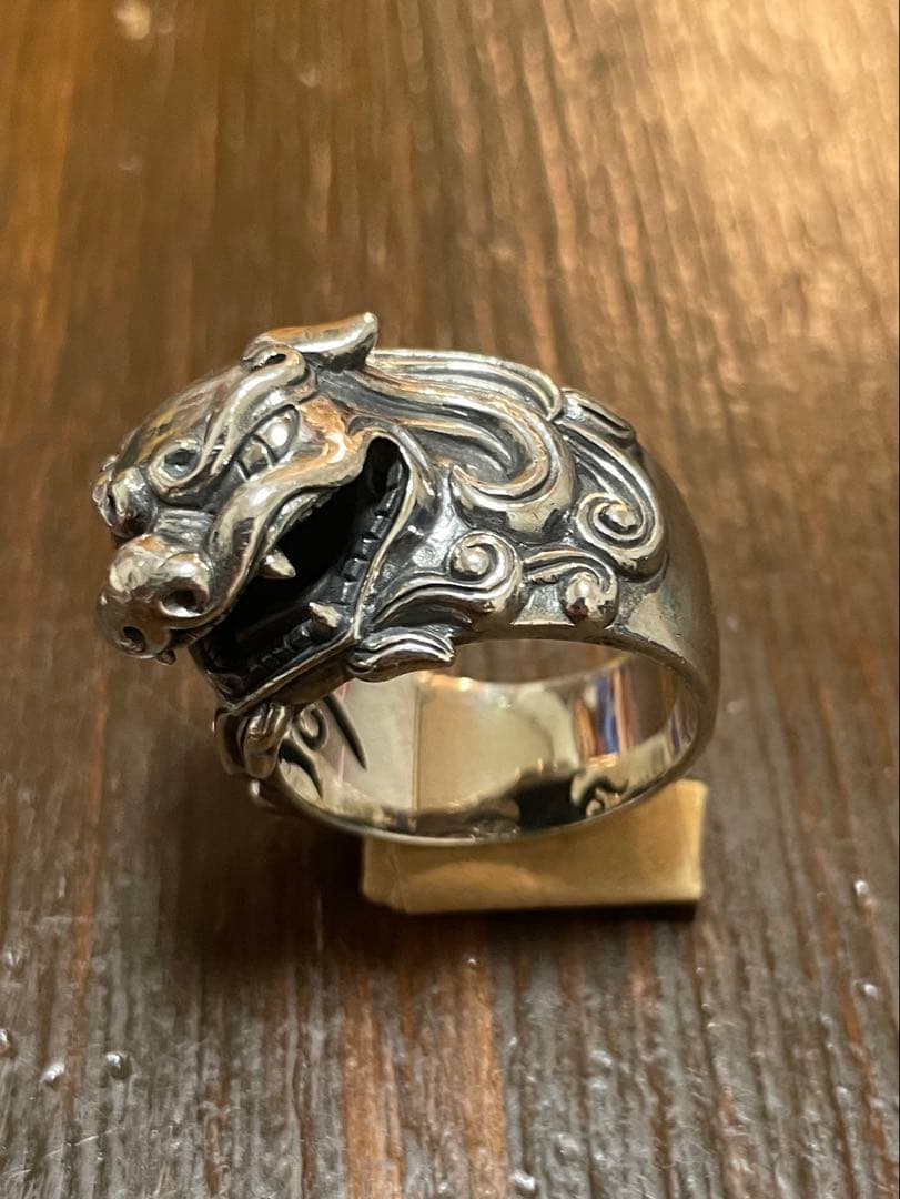 かすう工房 獅子リング おおよそ25号