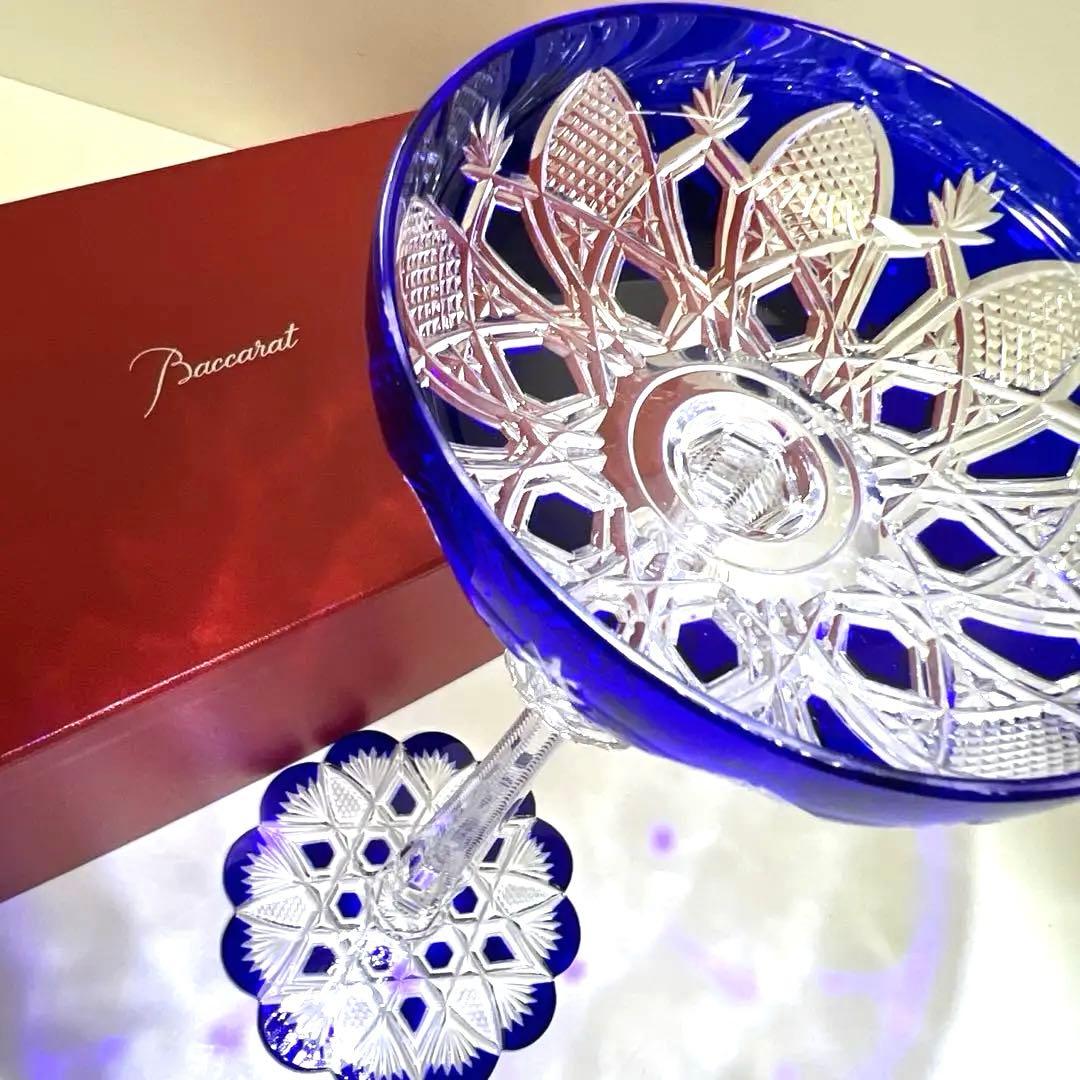 バカラ最高級シリーズ ツァーシャンパンクープ 共箱 高さ27.3㎝