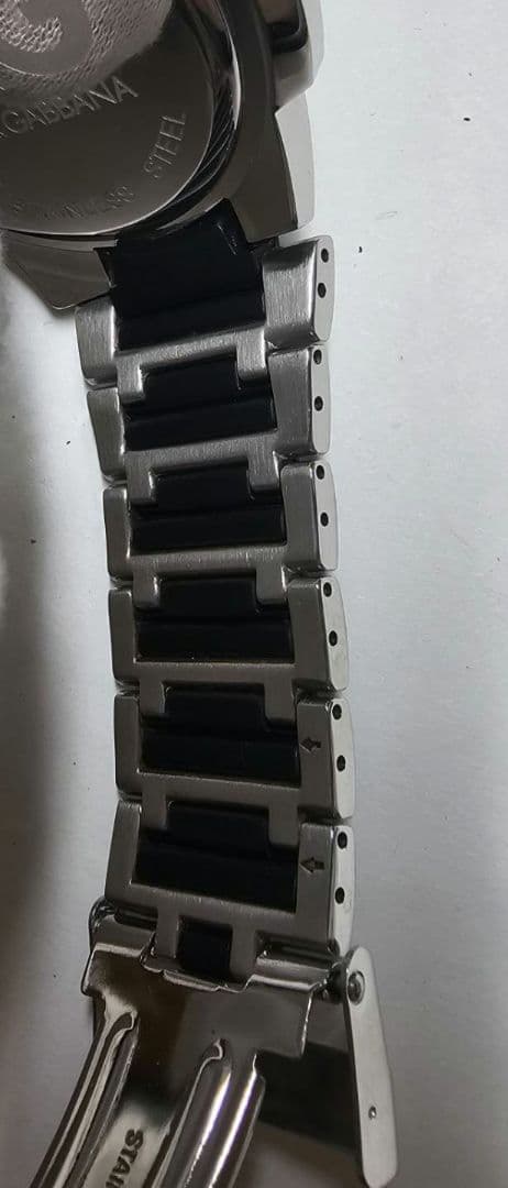 G*n様 D&G　ドルチェ&ガッバーナ　ブラック　アナログ腕時計　24時間表示