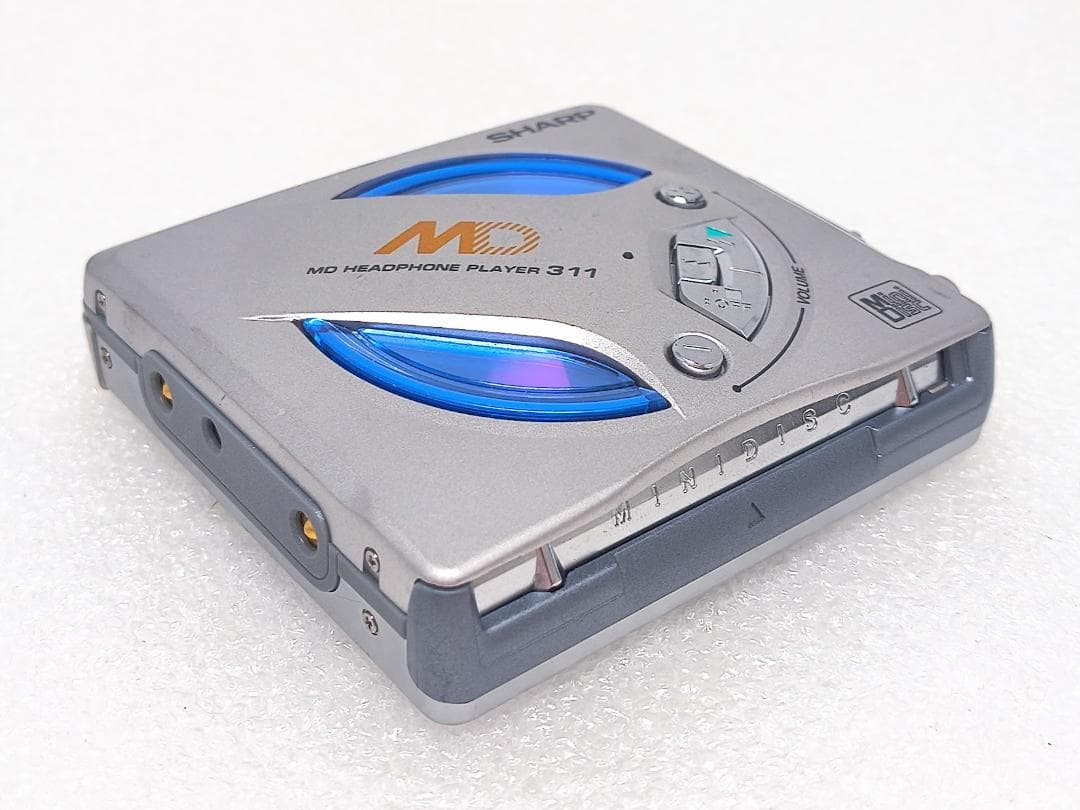 SHARP ポータブルMDプレーヤー MD-SS311 シルバー - メルカリ