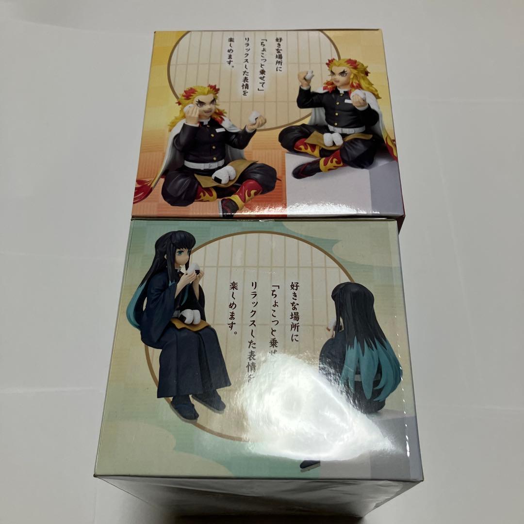 【送料込み】　鬼滅の刃　ちょこのせ　フィギュア　５点　まとめて