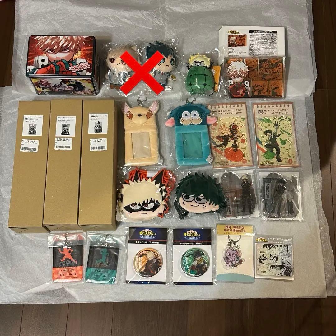 ヒロアカ リッチポスター オールマイトキーホルダー 他 グッズまとめ