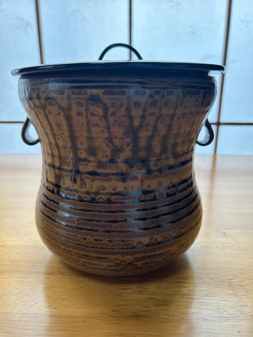 水指】古瀬戸耳付 一重口水指 - メルカリ