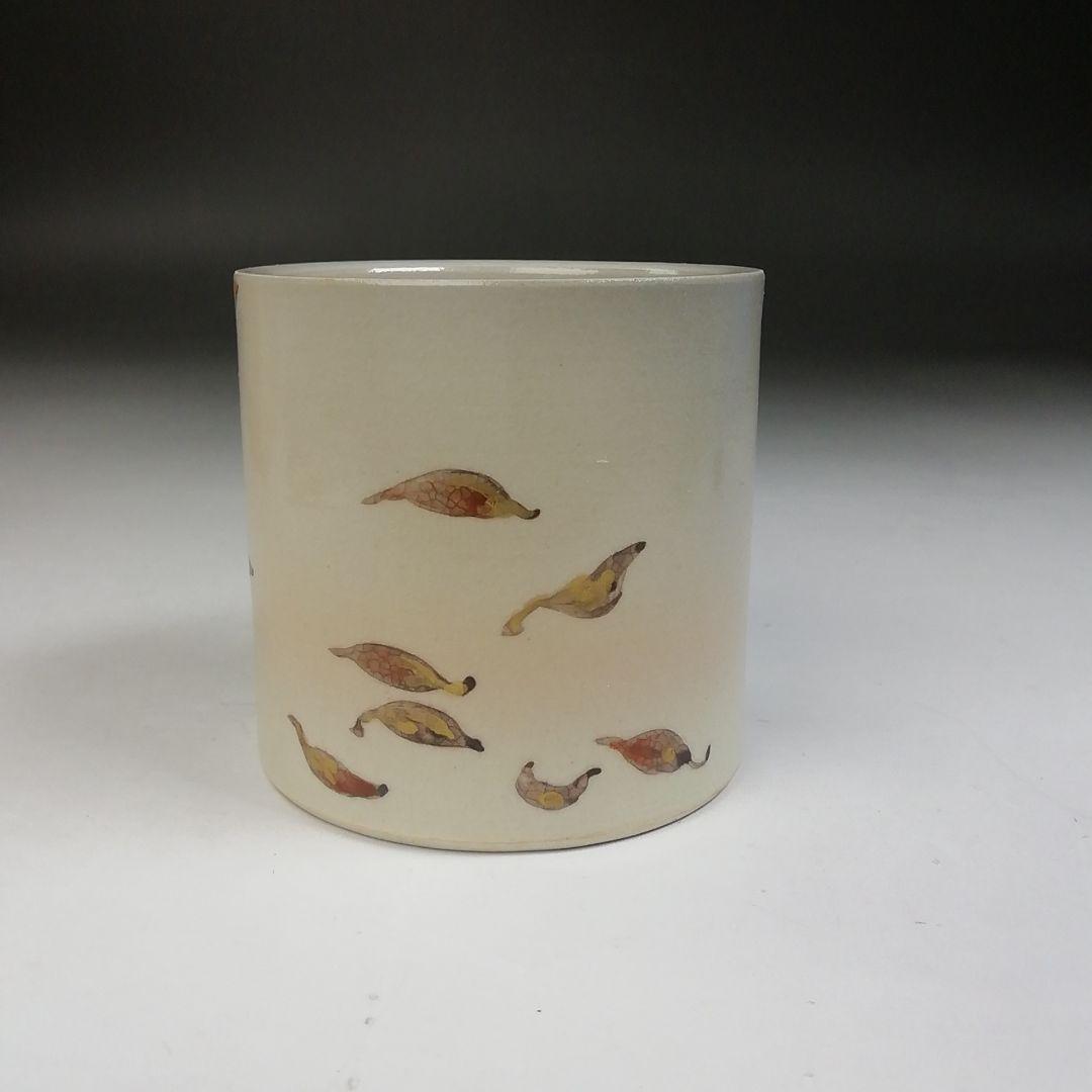 T939 蓋置 『ほうき』『木村山花 作』 共箱 茶道具