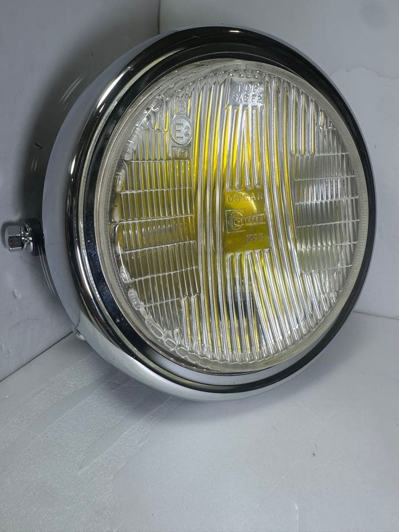当時物シビエスーパーオスカー凹みレンズ付ヘッドライトASSYCIBIE