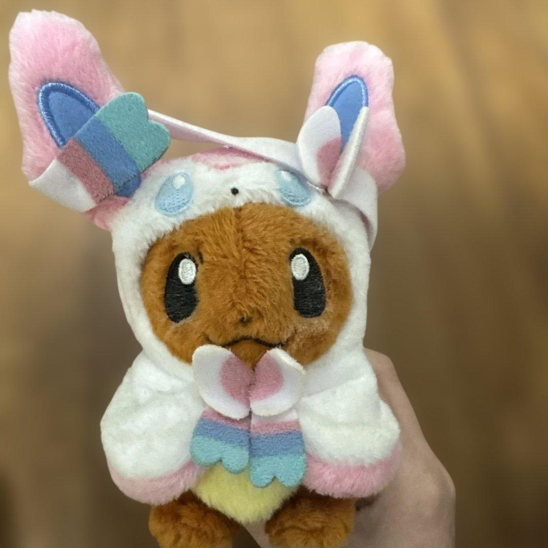 ポケモン イーブイ ポンチョ キーチェーン ぬいぐるみ キーホルダー