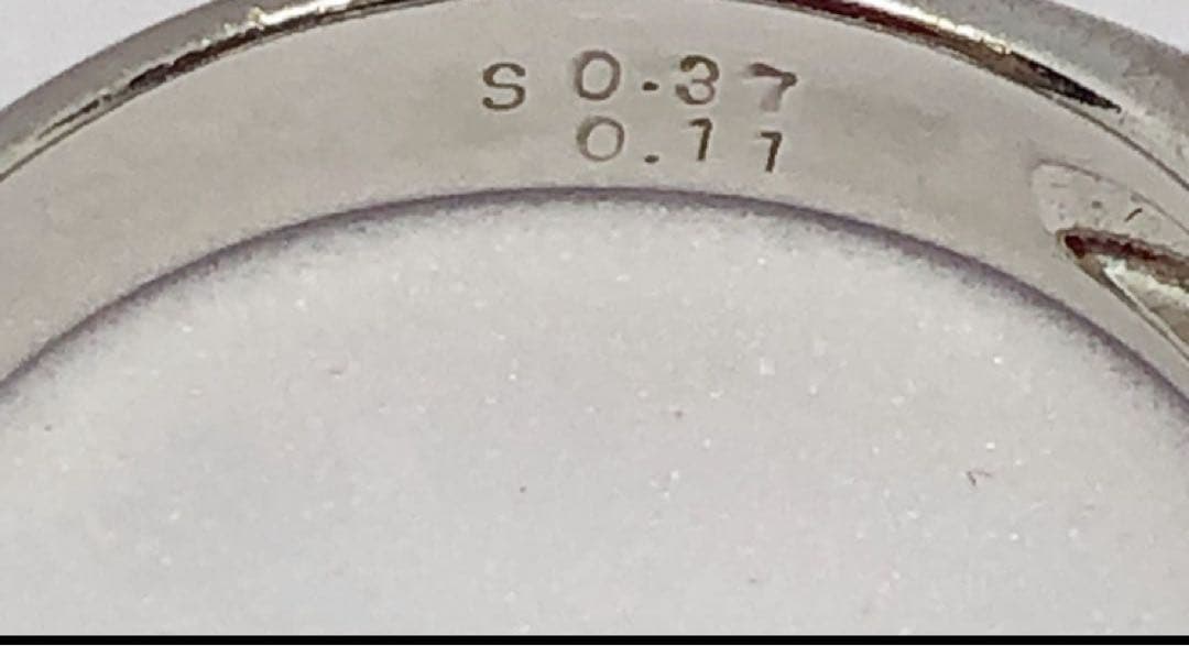 さくらんぼさま専用【ポンテヴェキオ】ピッコリーニ　K18 WG 9号サイズ