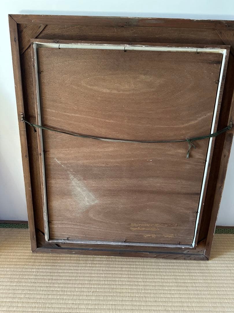 木板に油彩画 ダ・ヴィンチ 洗礼者ヨハネ 立体複製名画 美術品 インテリア