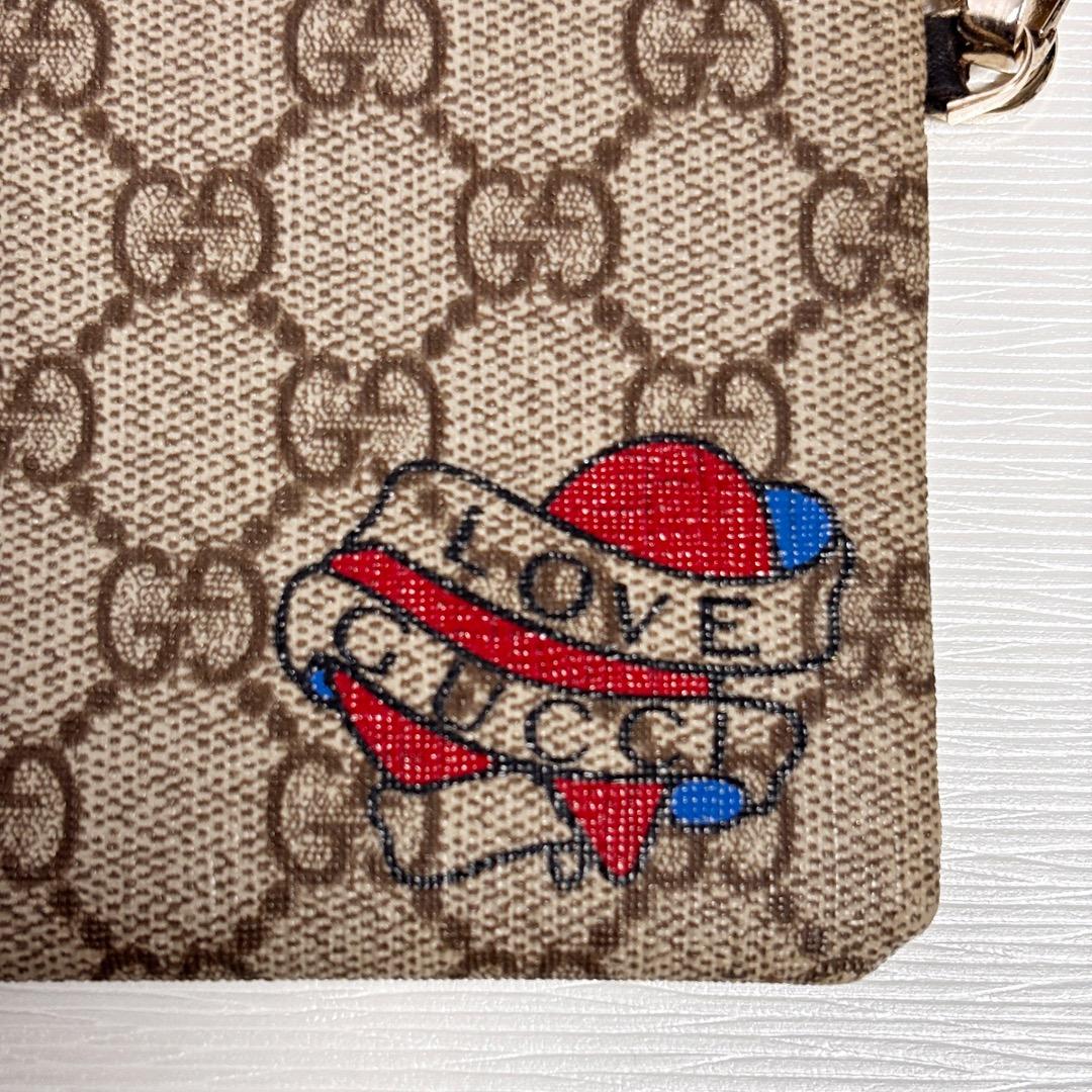 GUCCI GGパターン フラグメントケース シェリーライン