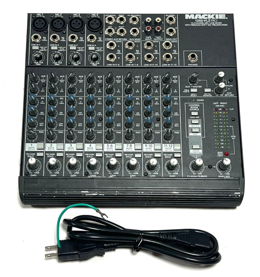 ☆良品 マッキー コンパクトミキサー 1202-VLZ PRO アナログミキサー