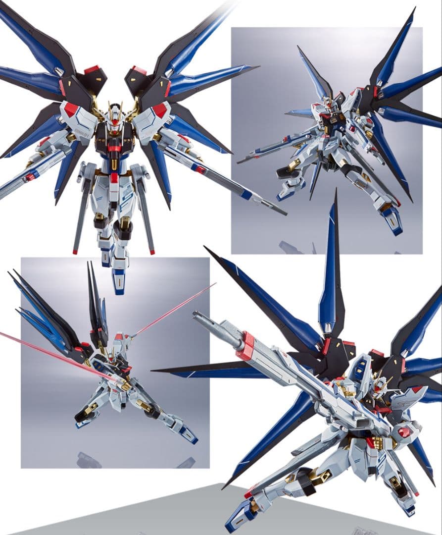 METAL 高品質 ROBOT魂 ストライクフリーダムガンダム 光の翼セット 超