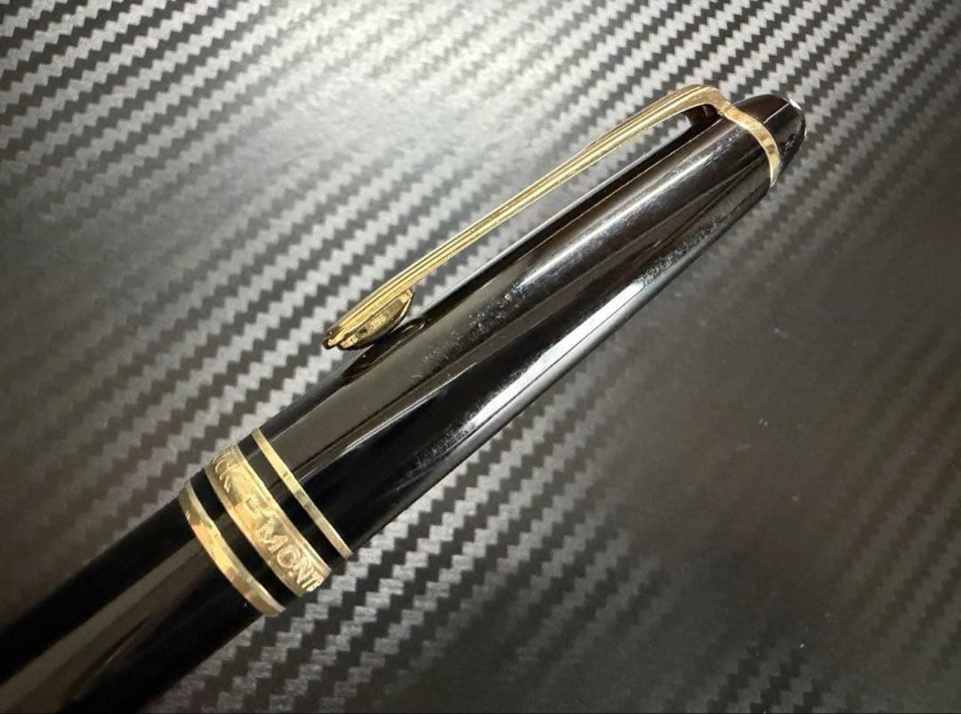 美品 モンブラン マイスターシュテュック 144 ブラック 全金 EF 万年筆