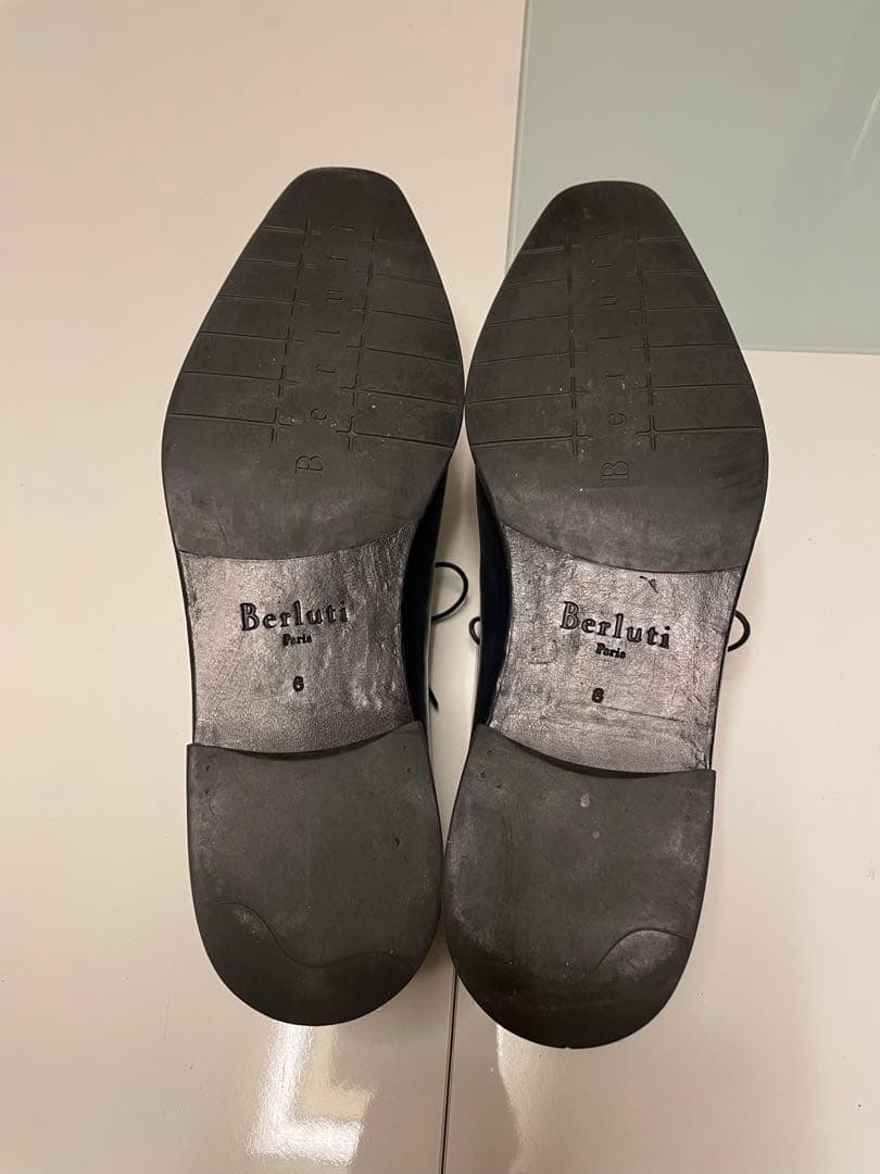 Berluti　ホールカット　サイズ8　ネイビー