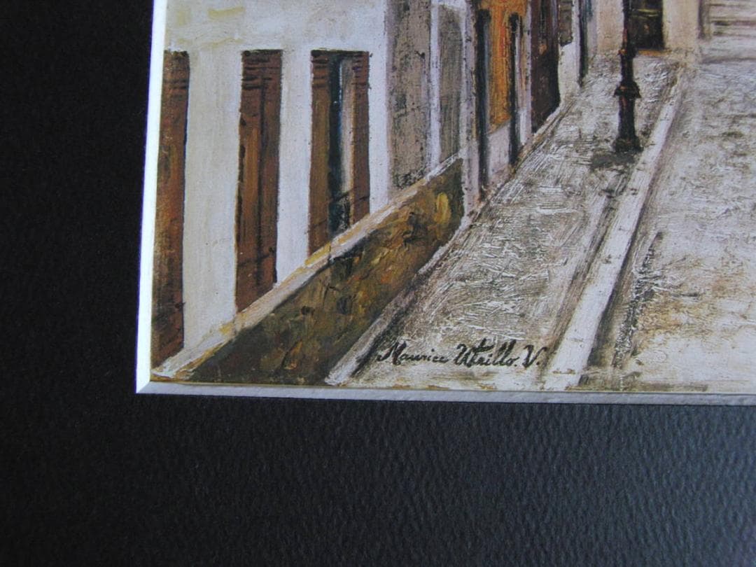 モーリス・ユトリロ、【コタン小路】、希少な額装用画集より - メルカリ