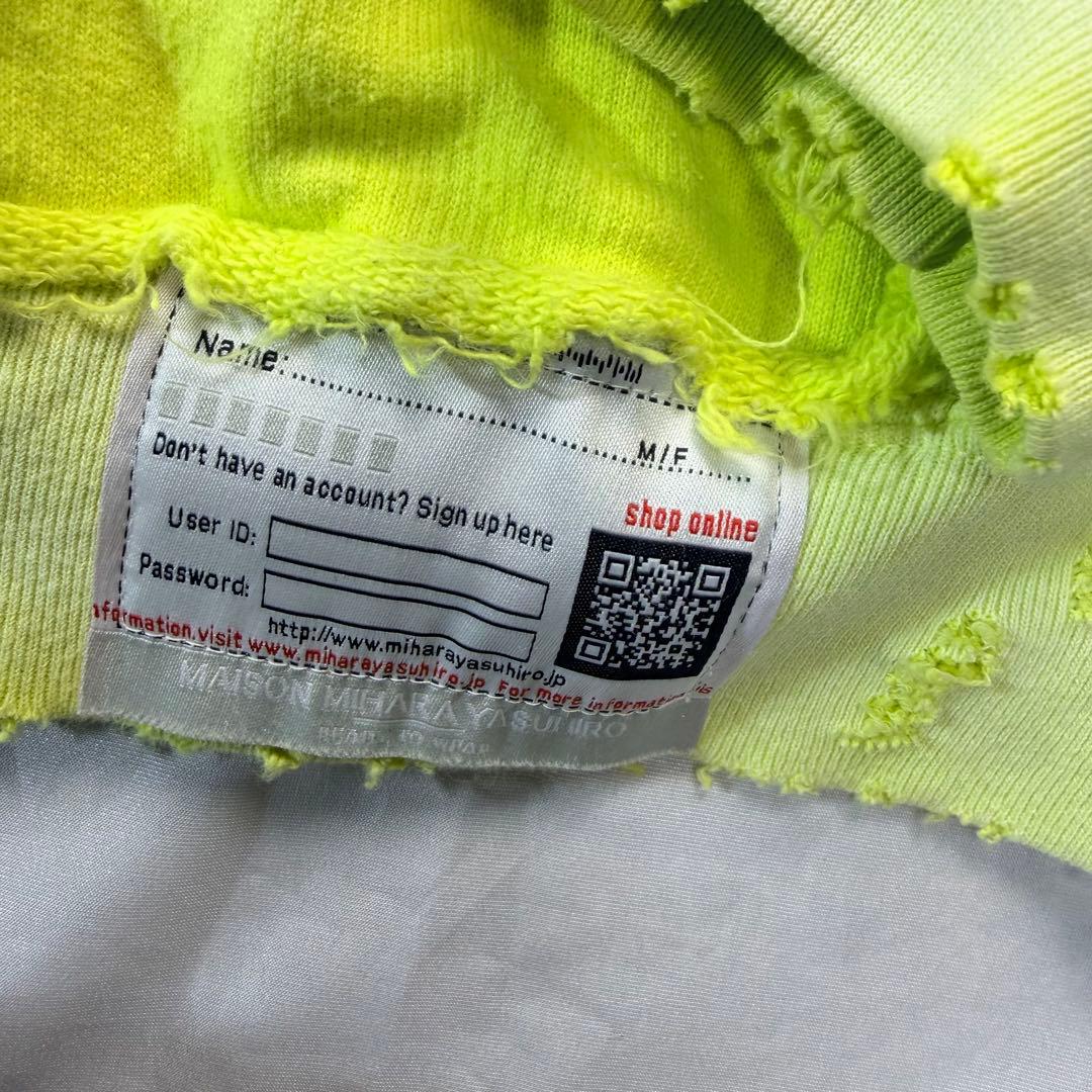 MIHARA YASUHIRO 24aw SUN FADED ジップパーカー