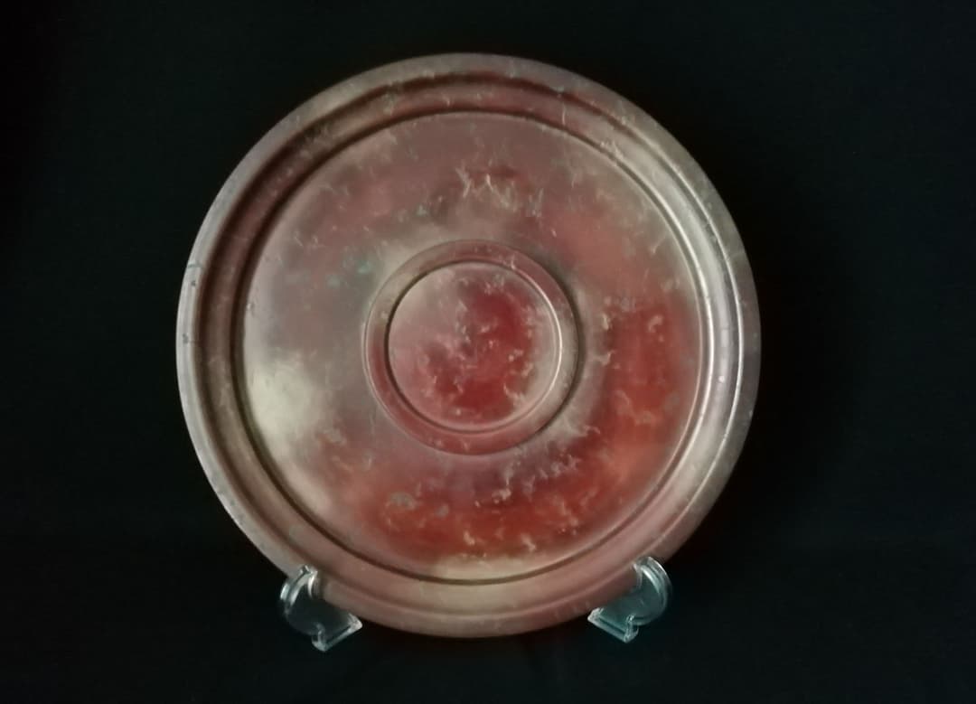 逸品珍品安藤七宝A銅製槌起七宝盆小物入れ銘々皿和骨董アンティーク