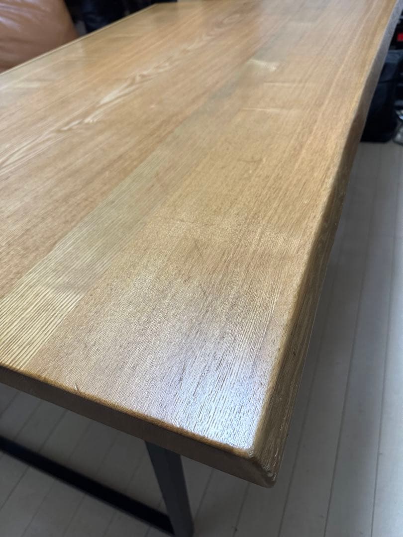 7/25まで 最終価格 ダイニングテーブル　無垢　タモ　リビングダイニング