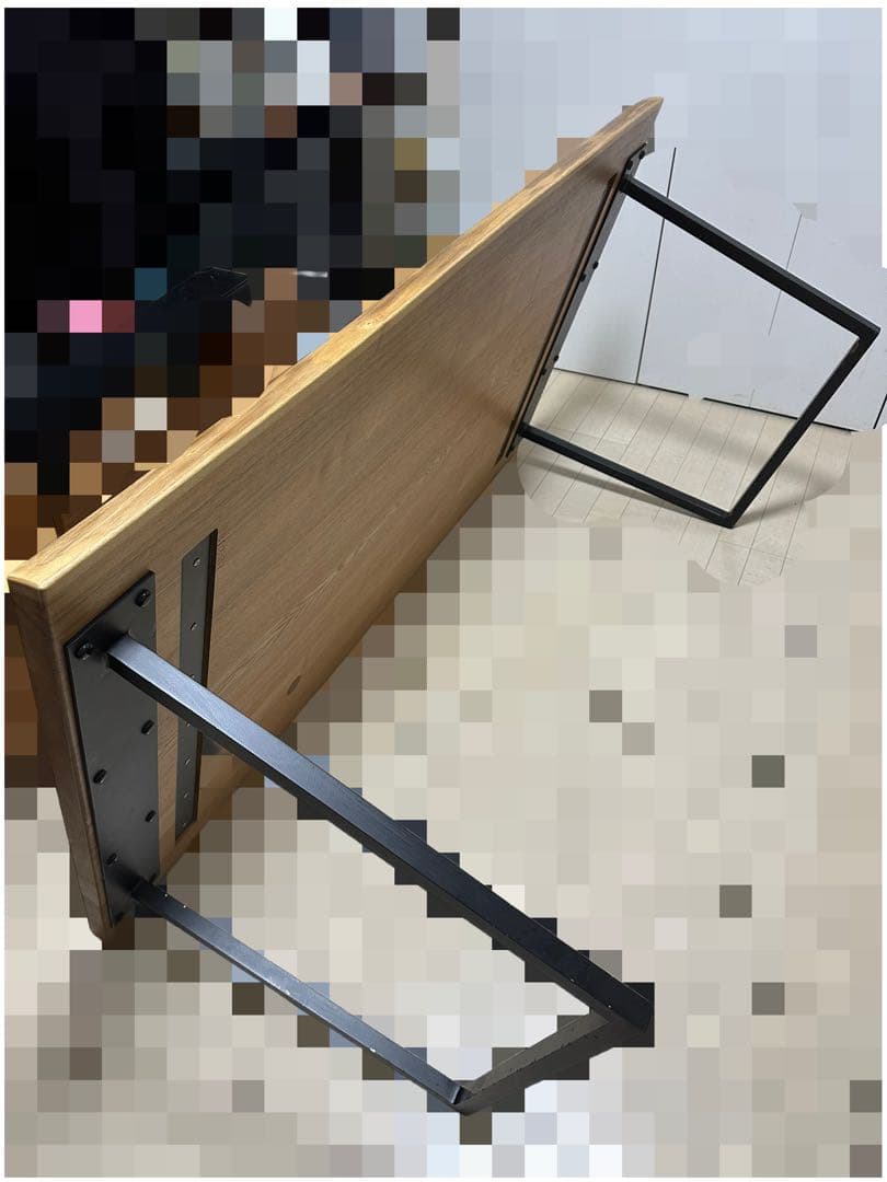 7/25まで 最終価格 ダイニングテーブル　無垢　タモ　リビングダイニング