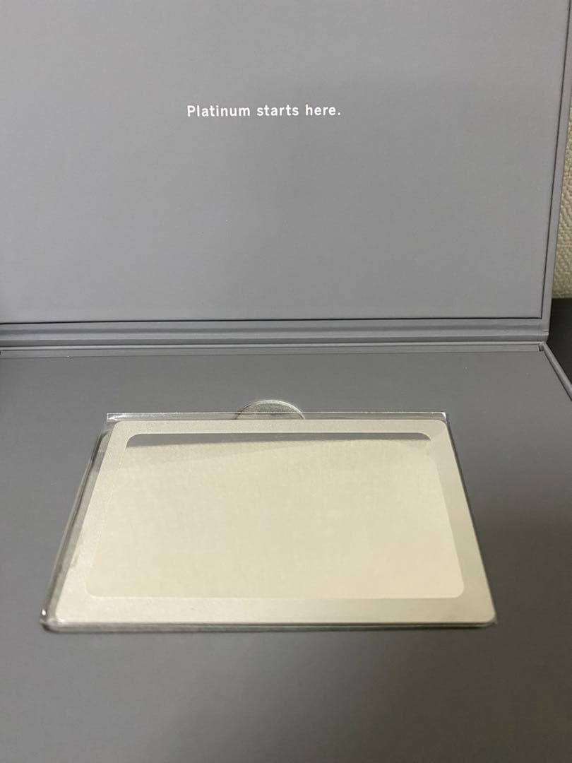 【最新版新品】アメリカンエキスプレス　プラチナカガミ　5枚セット