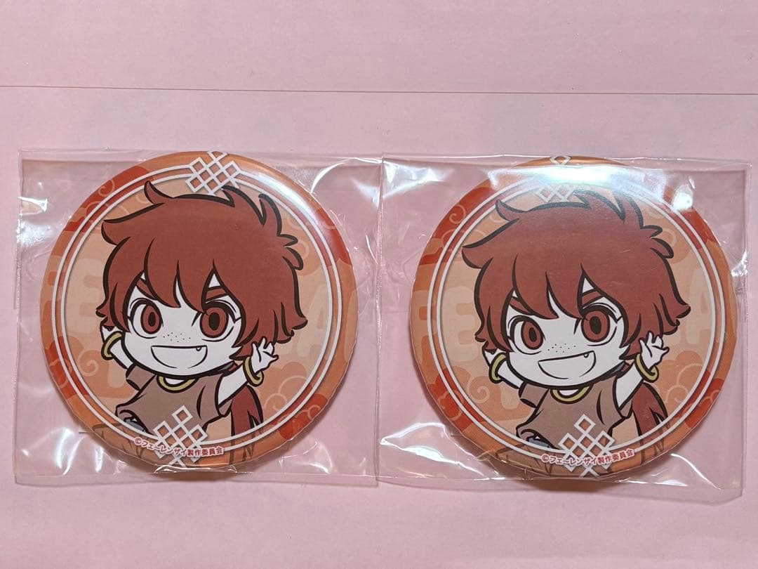 フェ〜レンザイ くじメイト ビッグ缶バッジ コウガイ 4個