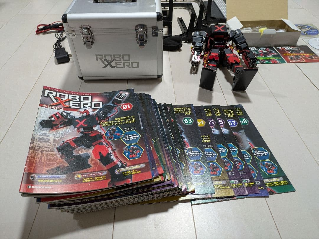 ロボゼロ デアゴスティーニ 専用ボックス組立ブック付コントローラー有