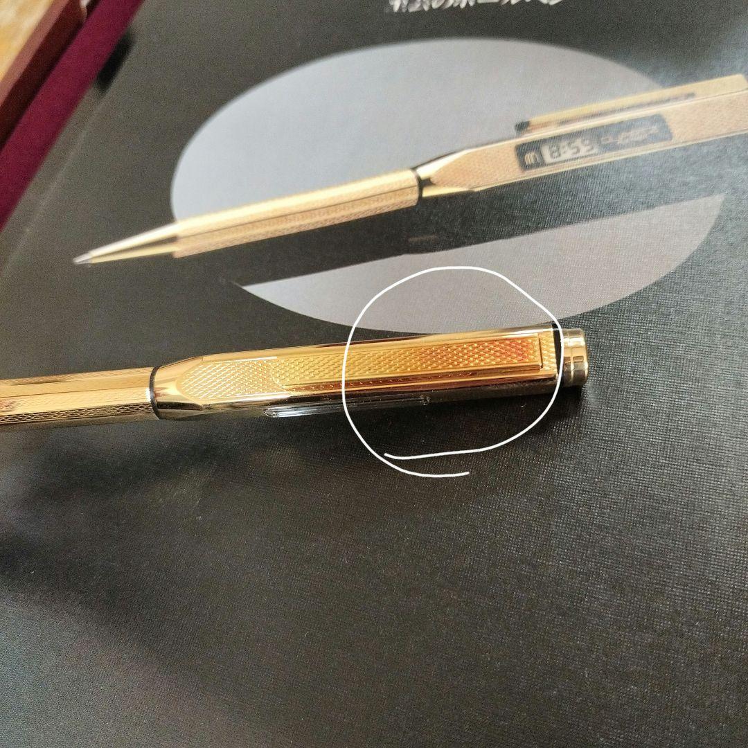 未使用、希少品】昭和 三菱鉛筆 ペンタイマー22金メッキ ゴールド