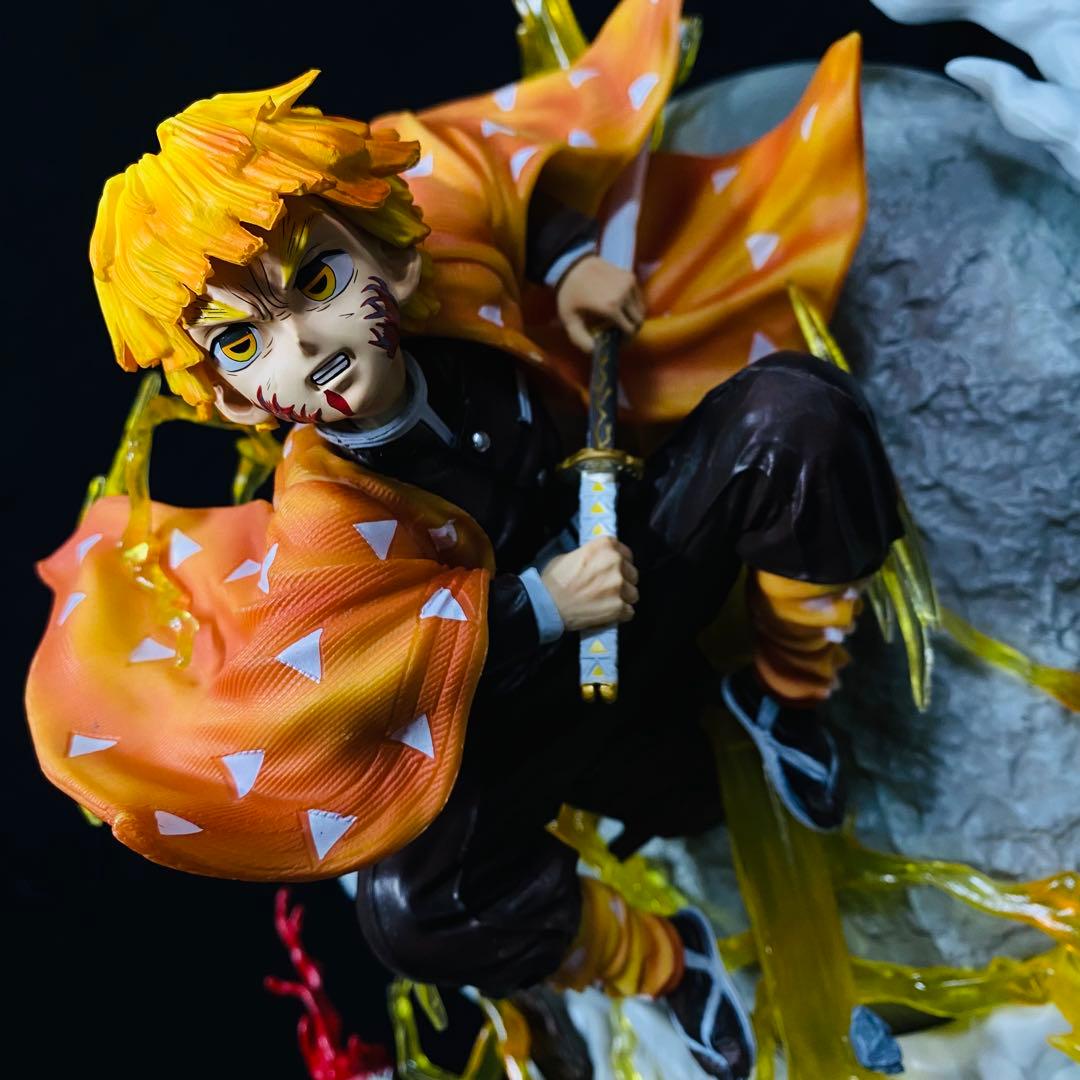 鬼滅の刃【我妻善逸 雷の呼吸 壱ノ型・霹靂一閃 六連】ジオラマ