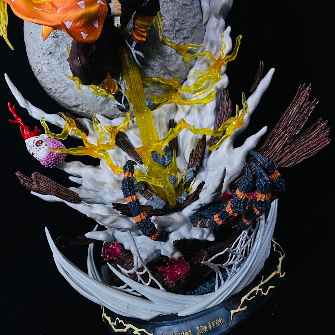 鬼滅の刃【我妻善逸 雷の呼吸 壱ノ型・霹靂一閃 六連】ジオラマ