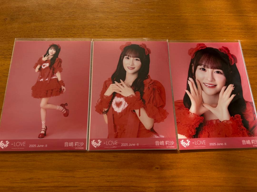 音嶋莉沙 生写真 とくべチュ、して 歌唱衣装② コンプ - メルカリ