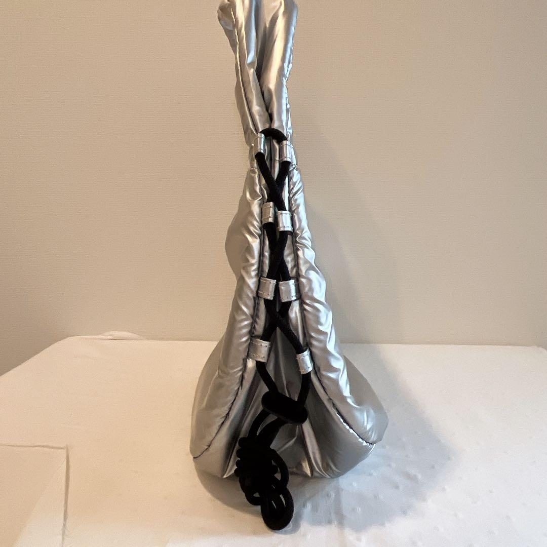 HUNTER シルバー ショルダーバッグ　ハーフムーン　ホーボー　シリング