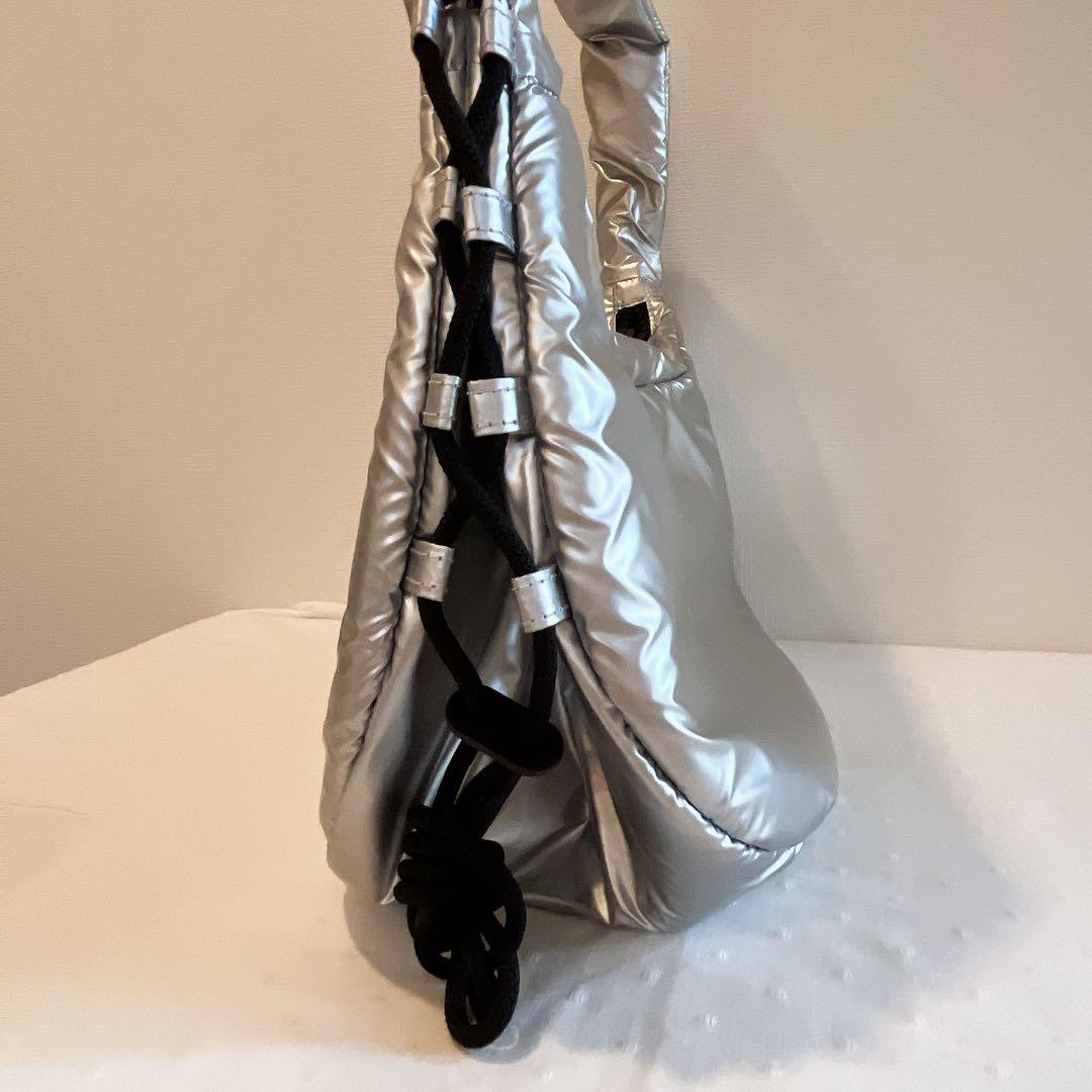 HUNTER シルバー ショルダーバッグ　ハーフムーン　ホーボー　シリング