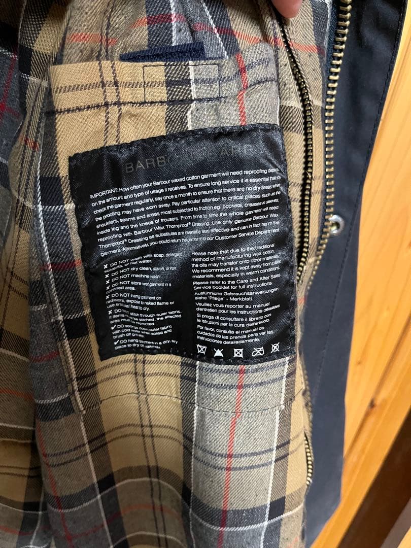 B*4様 ［Barbour］SL BEAUFORT/WAX/38/BLACK