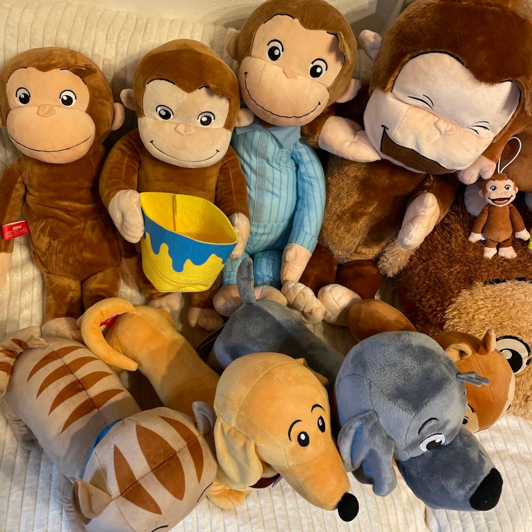 おさるのジョージ ぬいぐるみ まとめ売り-正規品アウトレット価格