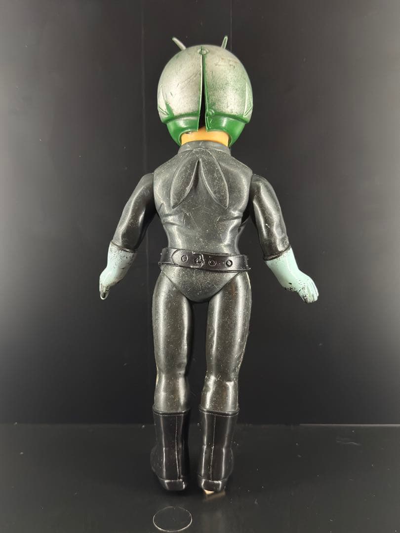 仮面ライダー 旧バンダイ ジャンク ソフビ 面取れ